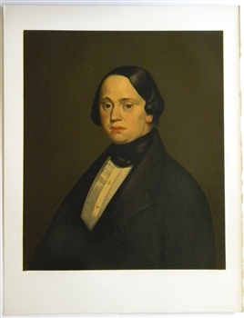 Jean-Francois Millet lithograph Portrait of M. Fournerie