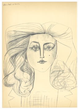 Pablo Picasso lithograph Paix