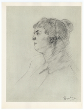 Toulouse-Lautrec lithograph "La belle Viennoise"