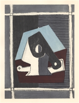 Picasso Venti Pochoirs Composition avec pipa