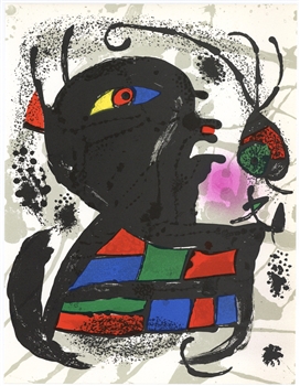 Joan Miro "Lithograph II" 1977