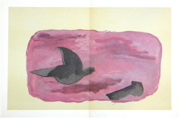 Georges Braque lithograph (Oiseau)