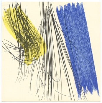 Hans Hartung lithograph Maeght 1971