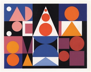 Auguste Herbin serigraph