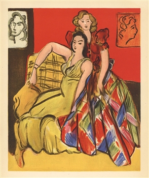 Henri Matisse lithograph Deux jeunes filles
