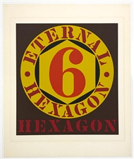 Robert Indiana "Eternal Hexagon" original serigraph
