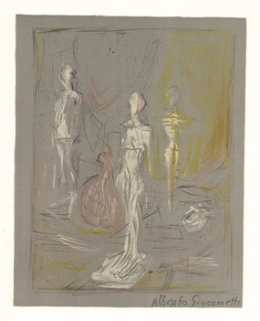 Alberto Giacometti lithograph, 1954