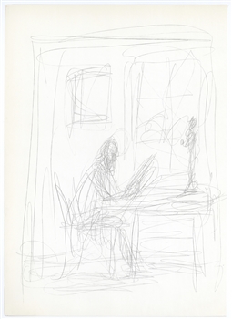 Alberto Giacometti lithograph