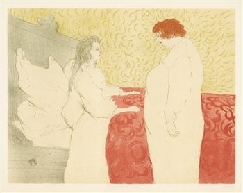 Toulouse-Lautrec lithograph Elles