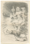 Adolphe Willette original lithograph, 1903