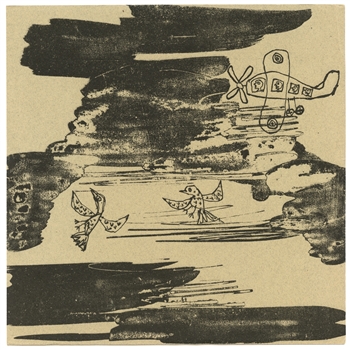 Jean Dubuffet lithograph, 1950