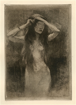 Albert Besnard original etching