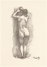 Puvis de Chavannes lithograph