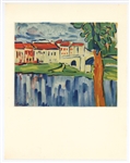 Maurice de Vlaminck "The Red Tree" lithograph