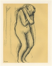 Edgar Degas "Etude de nu"