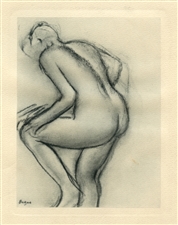 Edgar Degas "Etude de nu"