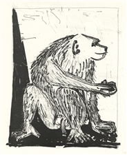 Pablo Picasso "Le Singe" The Monkey | Buffon