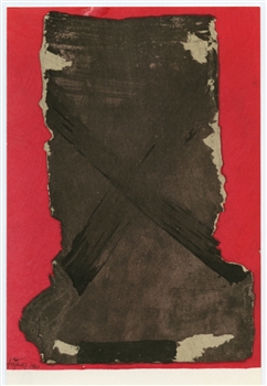 Antoni Tapies pochoir Berggruen