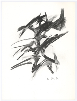 Elaine de Kooning lithograph