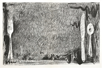 Jasper Johns lithograph