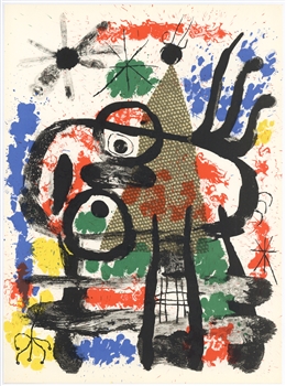 Joan Miro lithograph L' Album 19