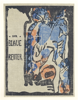Wassily Kandinsky lithograph "Der Blaue Reiter"