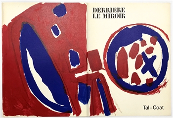 Pierre Tal-Coat original lithograph, 1962