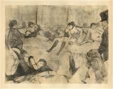 Edgar Degas monotype