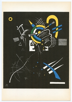Wassily Kandinsky lithograph "Kleine Welten VII"