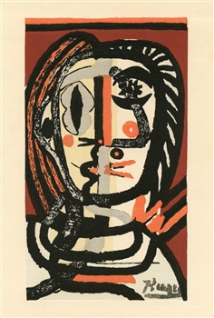 Pablo Picasso woodcut