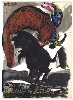 Pablo Picasso lithograph Toros y Toreros