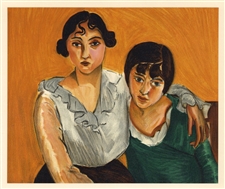 Henri Matisse lithograph "The Two Sisters"