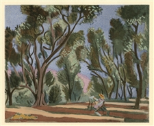Henri Matisse Oliviers pochoir, L'Art d'Aujourd'hui, Morance 1924