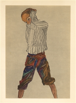 Egon Schiele lithograph