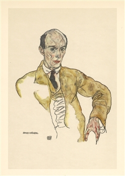 Egon Schiele lithograph