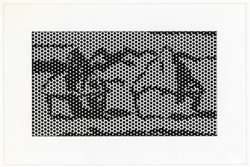 Roy Lichtenstein Haystack lithograph 1969