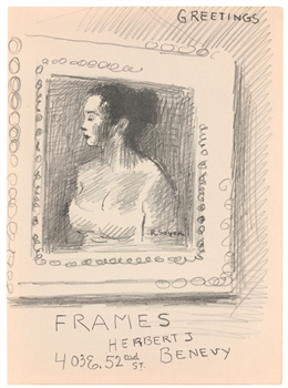 Raphael Soyer lithograph Improvisations