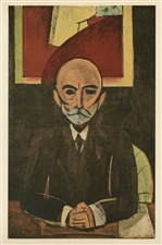 Henri Matisse lithograph "Auguste Pellerin"