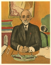 Henri Matisse lithograph "Auguste Pellerin"