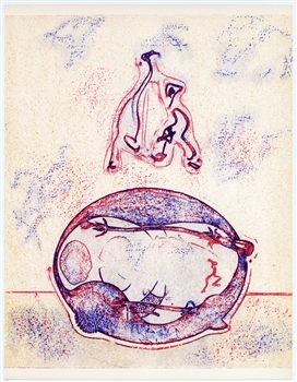 Max Ernst original lithograph, 1971