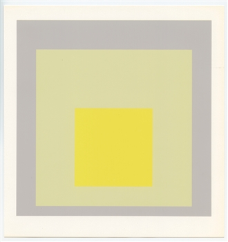 Josef Albers serigraph "Homage to the Square"