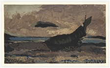 Georges Braque lithograph "La barque echouee"