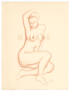 Aristide Maillol lithograph