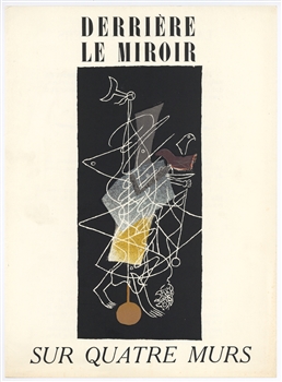 Georges Braque lithograph Sur Quatre Murs