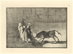 Francisco Goya "Tauromaquia" Plate 6