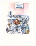 Raoul Dufy "Dejeuner de Cassis" from Vacances Forcees