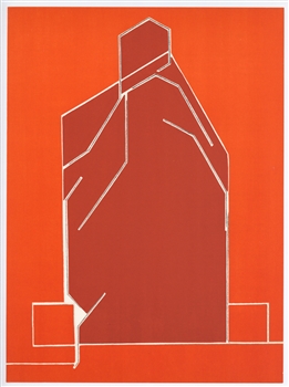 Pablo Palazuelo original lithograph, 1970