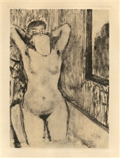 Edgar Degas monotype