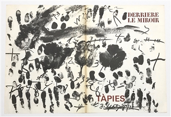 Antoni Tapies original lithograph, 1968