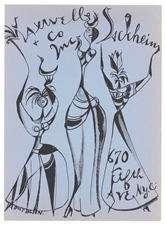 Adolf Dehn original lithograph, 1953